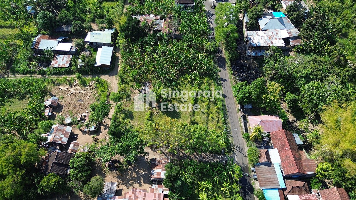 Tanah 19 Are Pinggir Jalan di Kaliasem Lovina | Singaraja Estate
