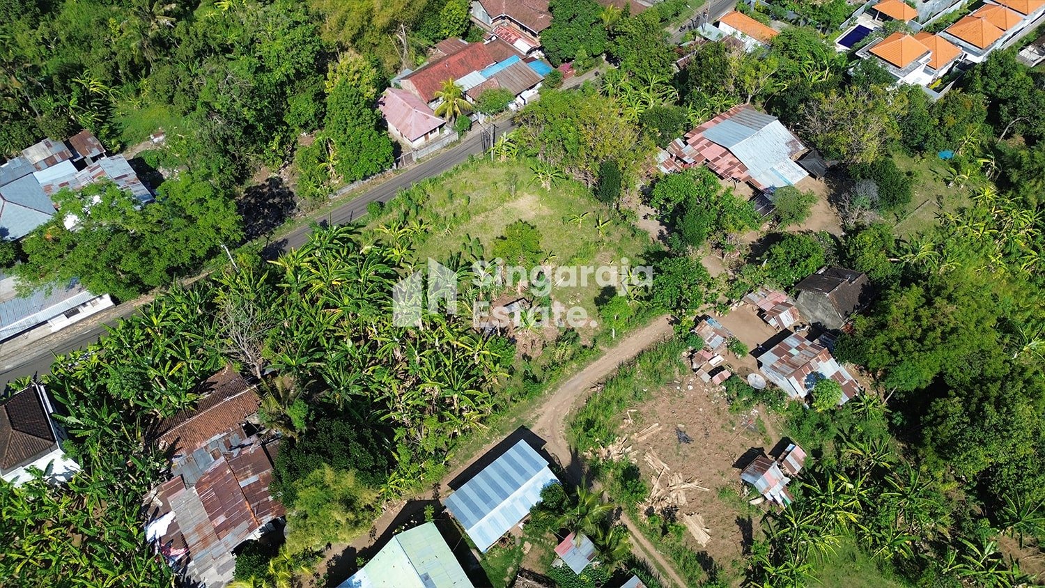 Tanah 19 Are Pinggir Jalan di Kaliasem Lovina | Singaraja Estate